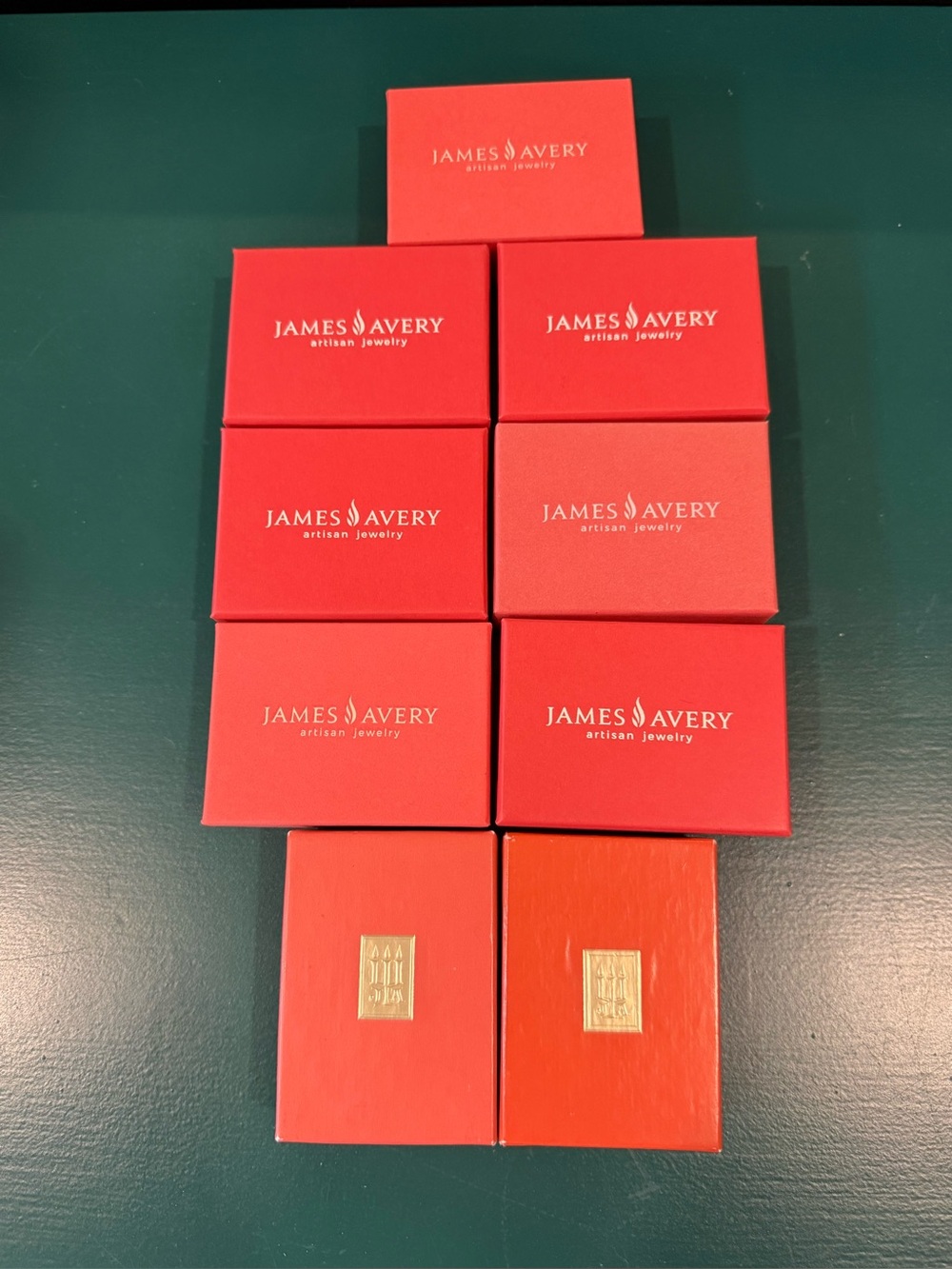 9 Empty James Avery Boxes